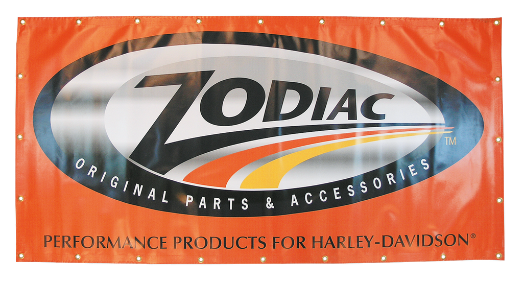 ZODIAC LOGO VINYL BANNER