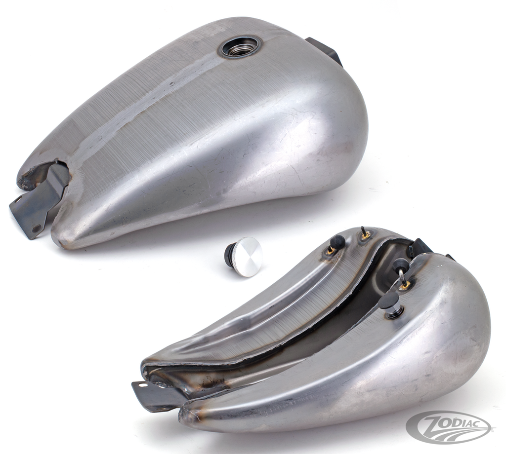 ONE PIECE STRETCHED SMOOTH TOP STEEL GAS TANK FOR FXR
