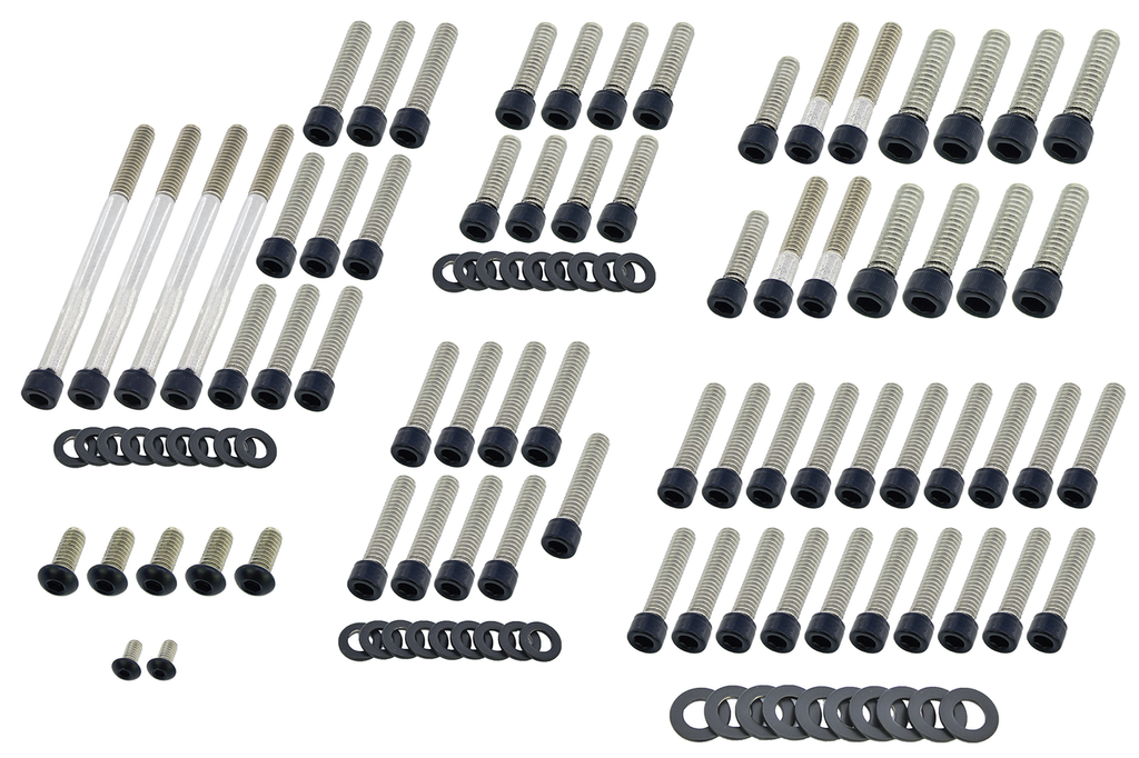 BLACK STAINLESS STEEL DRIVETRAIN SCREW KITS