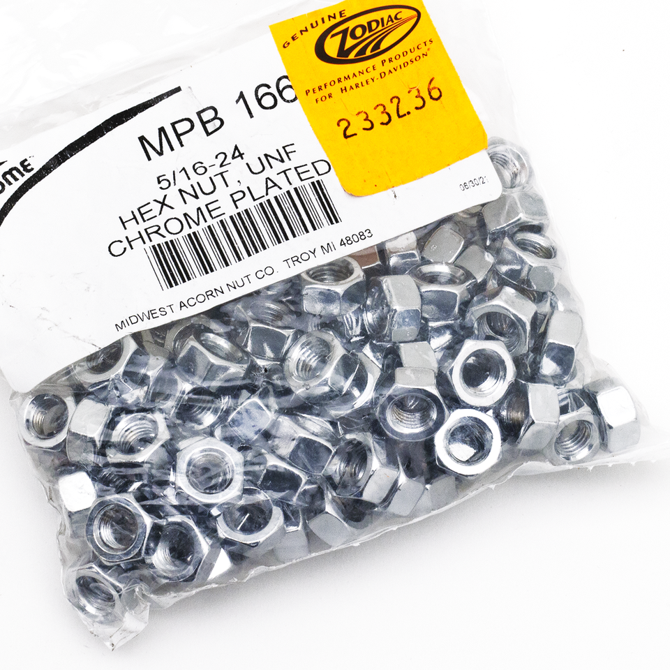 CHROME PLATED NUTS AND WASHERS ASSORTMENT