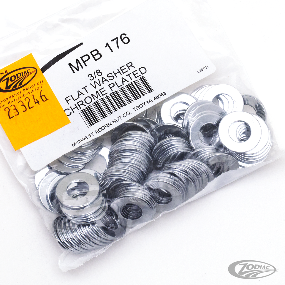 CHROME PLATED NUTS AND WASHERS ASSORTMENT