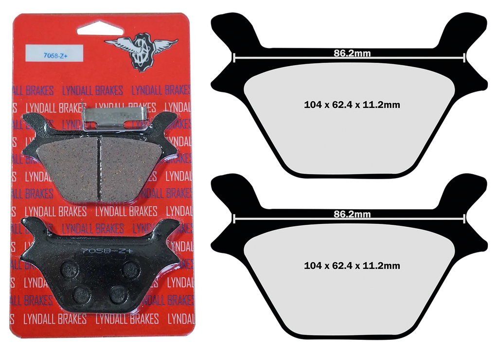 LYNDALL BRAKE PAD SETS, REAR