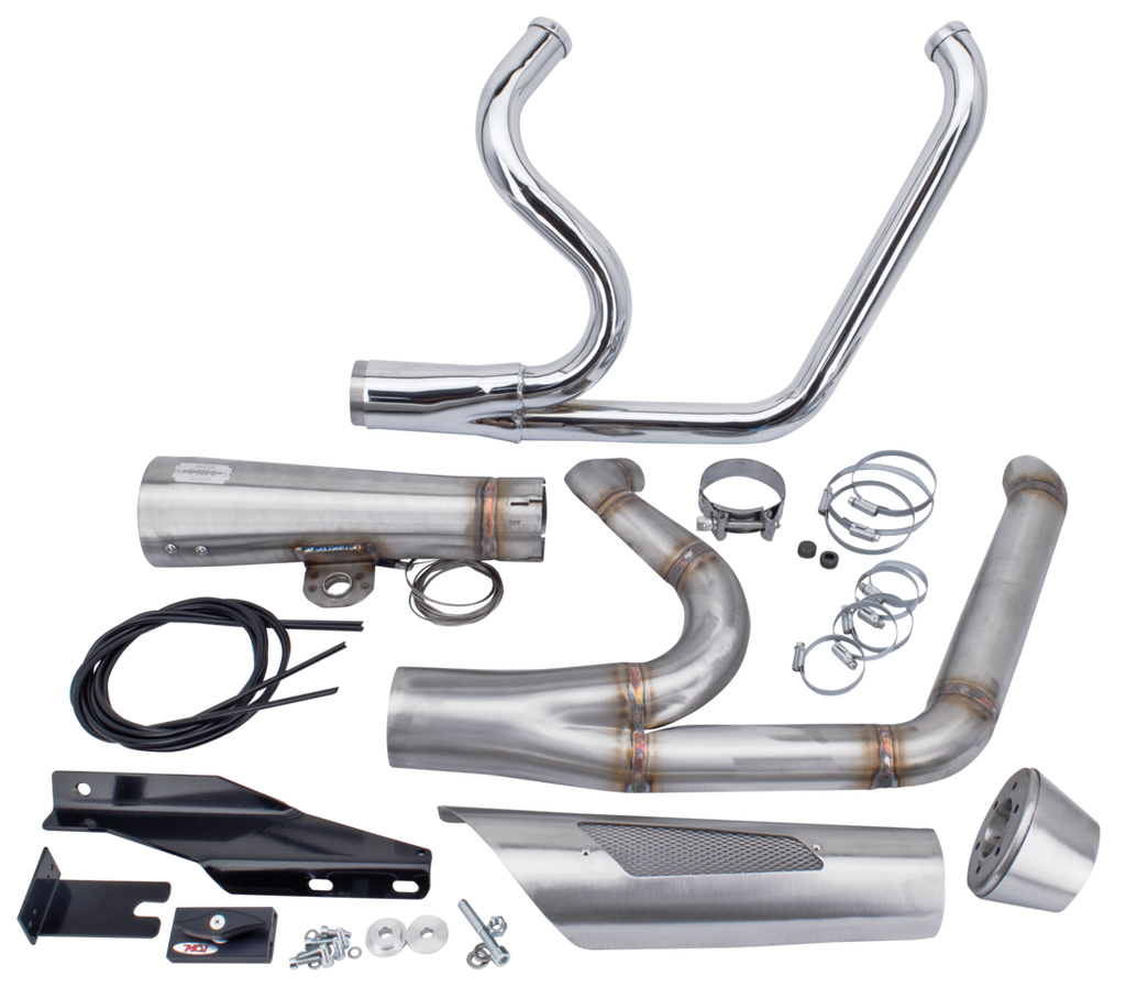 MCJ ADJUSTABLE 2-INTO-1 FOR TWIN CAM DYNA