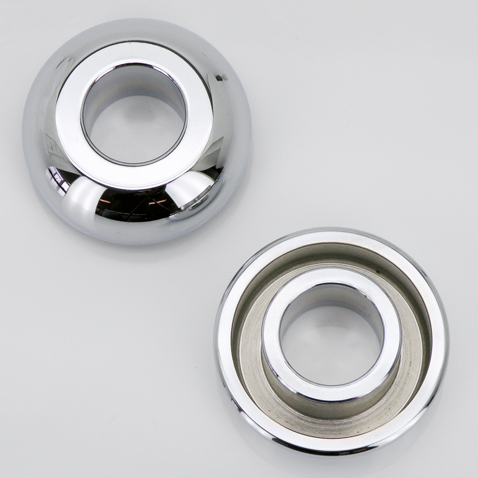 CHROME FRONT WHEEL SPACERS FOR TOURING