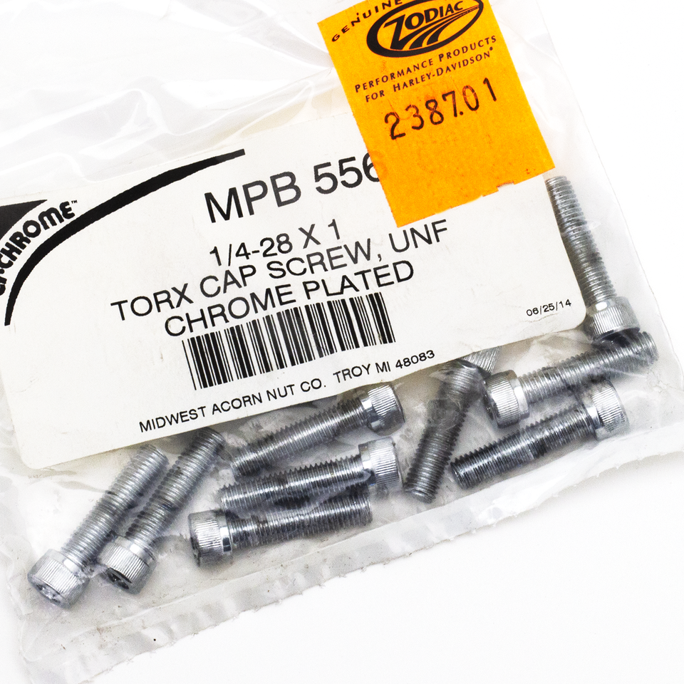 CHROME PLATED TORX HEAD SCREWS ASSORTMENT