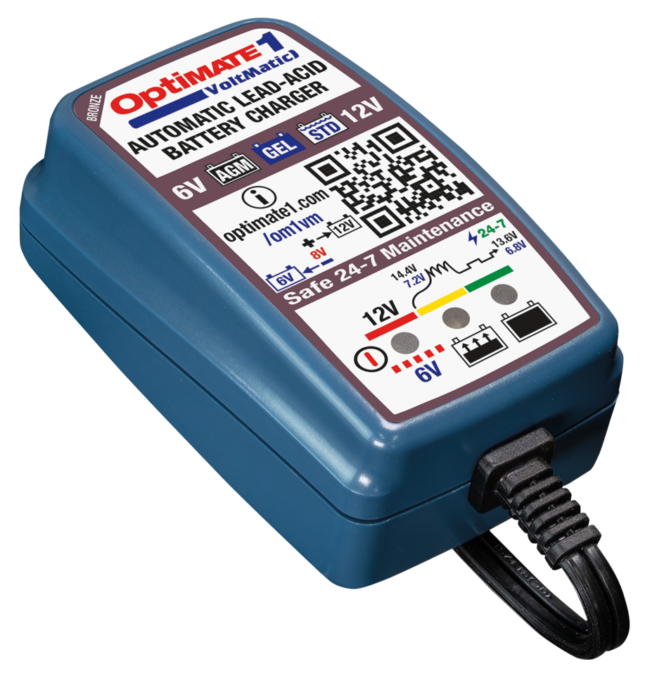 OPTIMATE 1 VOLTMATIC 6 & 12 VOLT BATTERY CHARGER