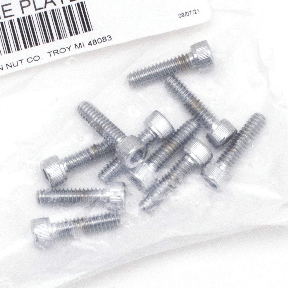 CHROME PLATED ALLEN HEAD SCREWS ASSORTMENT