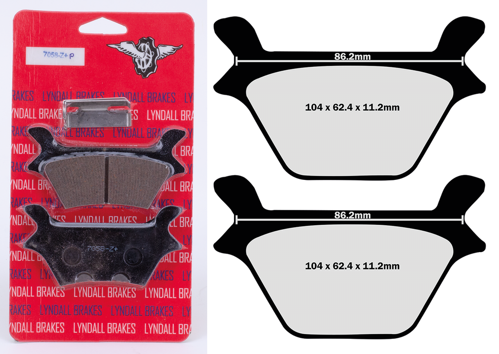 LYNDALL BRAKE PAD SETS, REAR