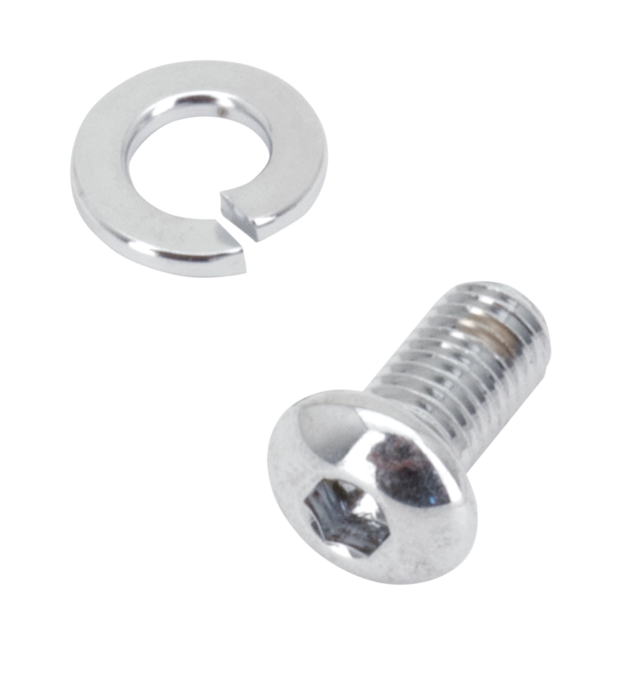 CHROME BUTTON HEAD SEAT TAB SCREW