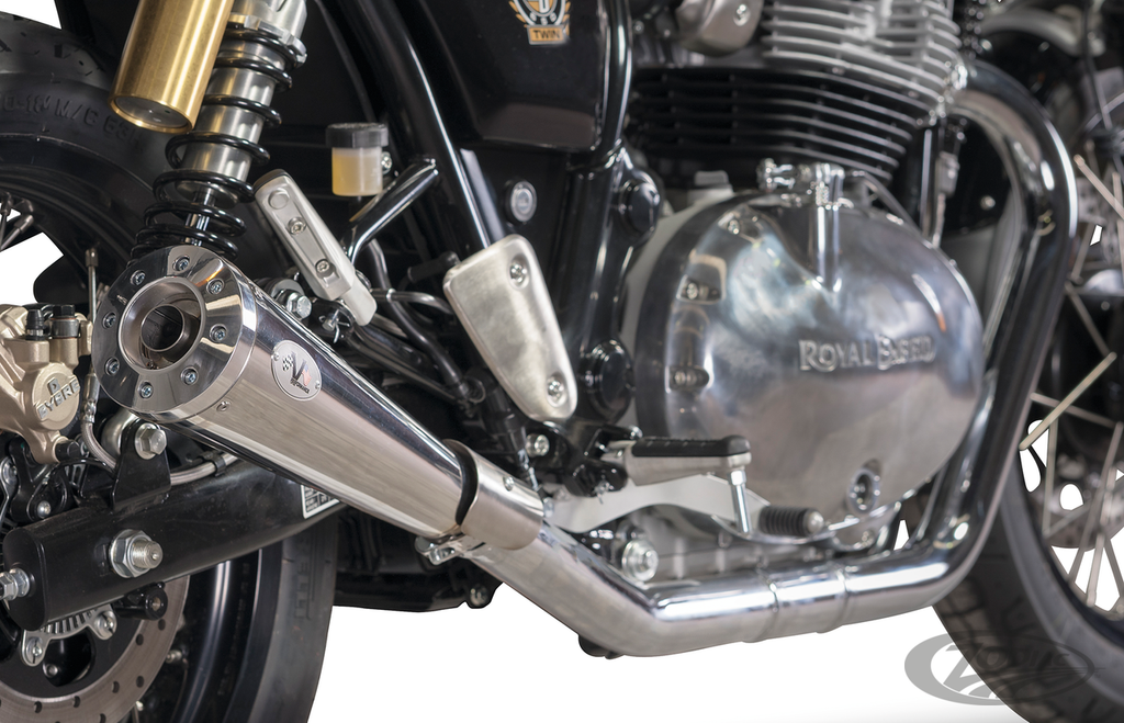 V-PERFORMANCE SLIP-ON MUFFLERS FOR ROYAL ENFIELD CONTINENTAL GT & INTERCEPTOR