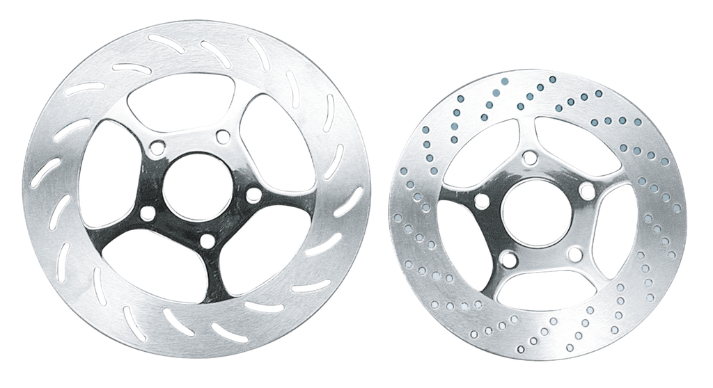 TOLLE CHROME FIVE SPOKE DISC ROTORS