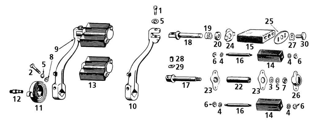 STARTER PARTS FOR 45CI MODELS