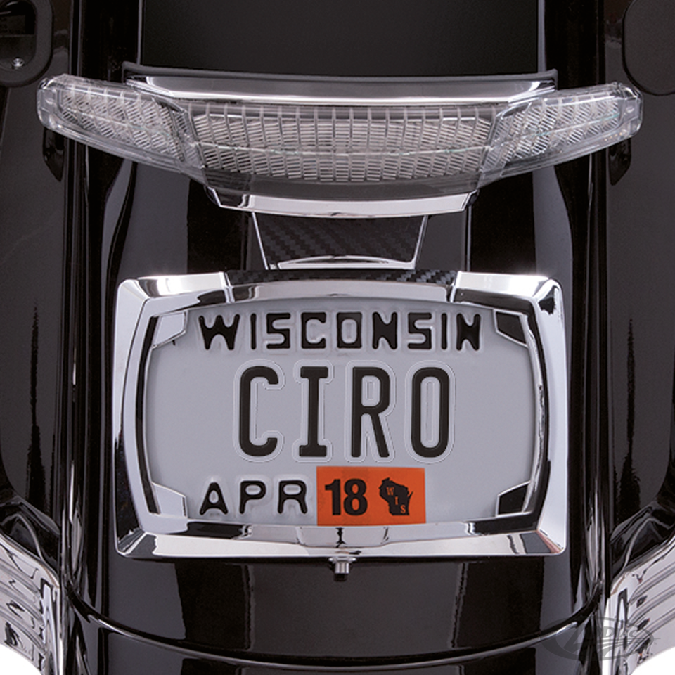 CIRO LATITUDE TAIL LIGHT & LICENSE PLATE HOLDER FOR TOURING