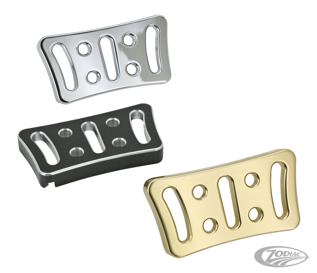 BILLET ALUMINUM BRAKE PEDAL PADS FOR TOURING