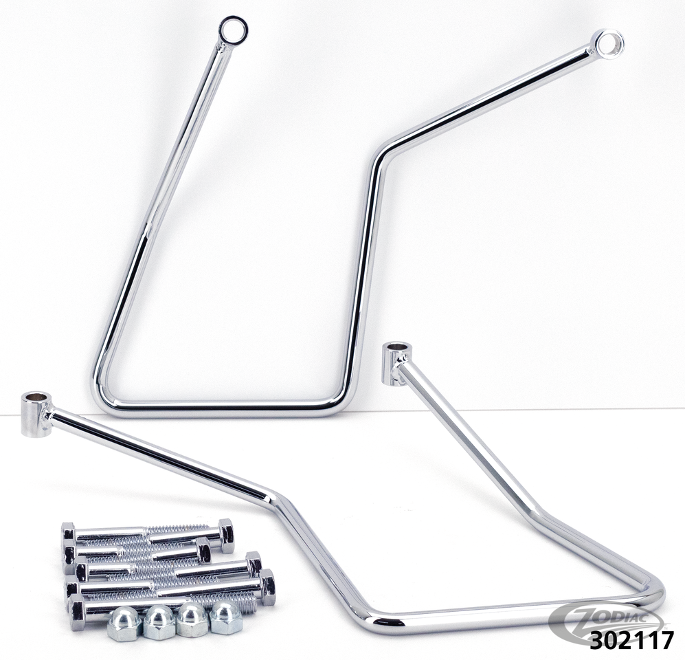 CHROME SADDLEBAG SUPPORTS