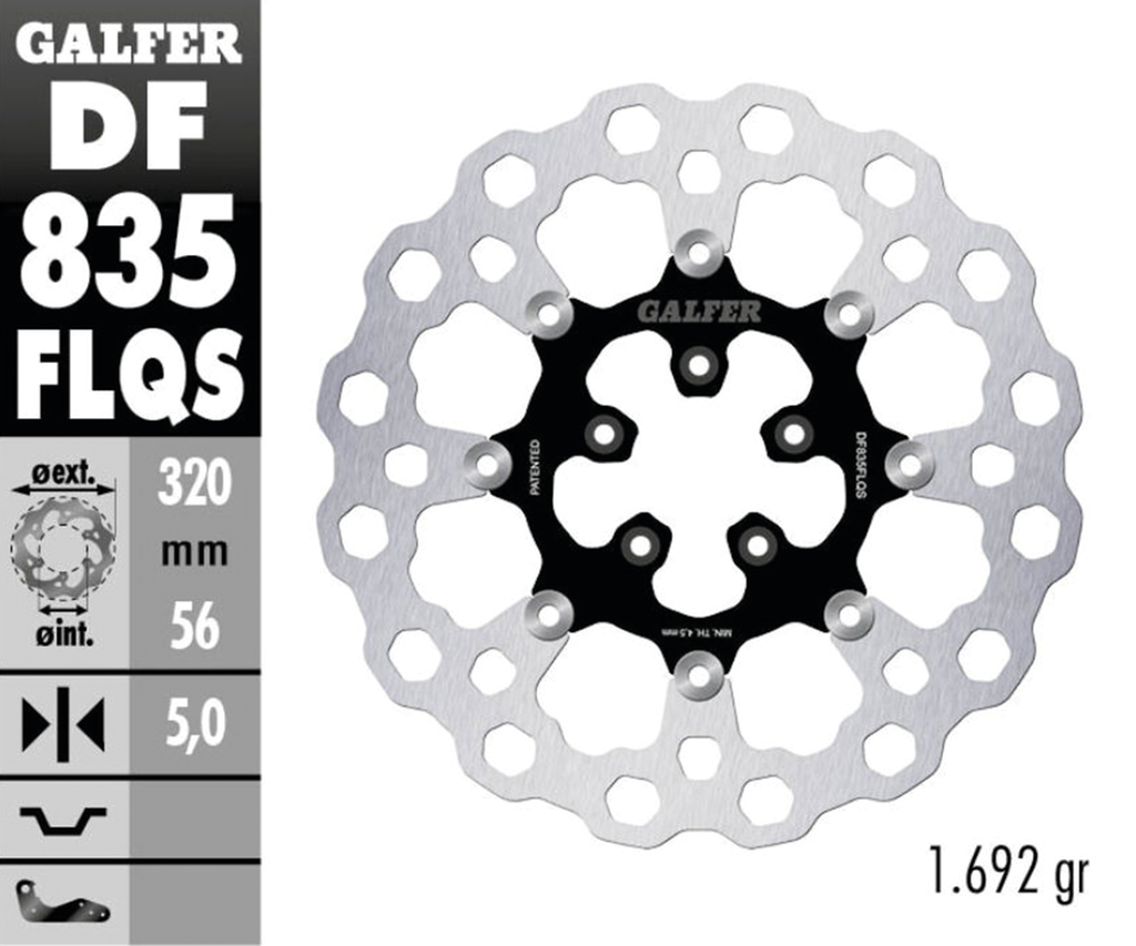 GALFER "BIG CUBIQ" DISC BRAKE ROTORS