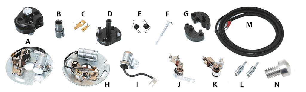 IGNITION AND ADVANCE UNIT REPLACEMENT PARTS