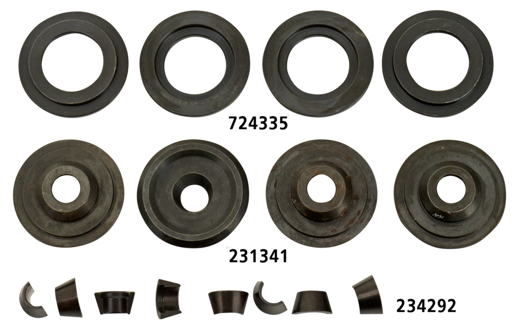 VALVE SPRING COLLARS & RETAINERS FOR KNUCKLEHEAD