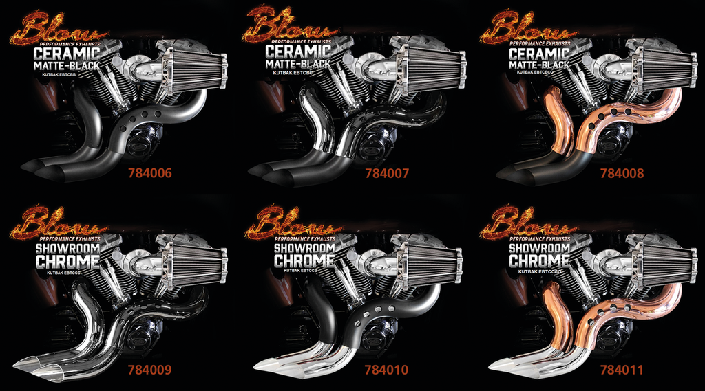 BLOW PERFORMANCE EXHAUSTS FOR EVOLUTION BIG TWIN & TWIN CAM