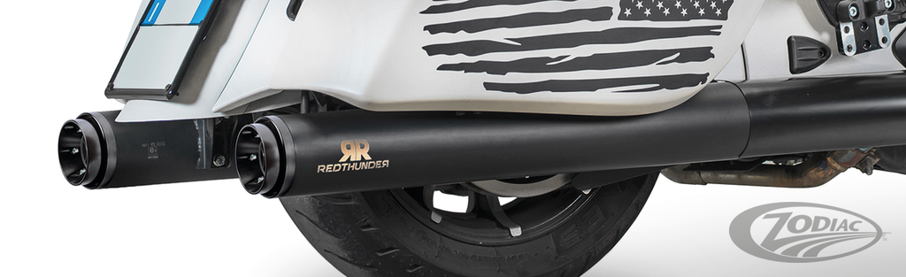 REDTHUNDER SLIP-ON MUFFLERS FOR CHIEFTAIN, CHALLENGER, ROADMASTER, SPRINGFIELD & PURSUIT