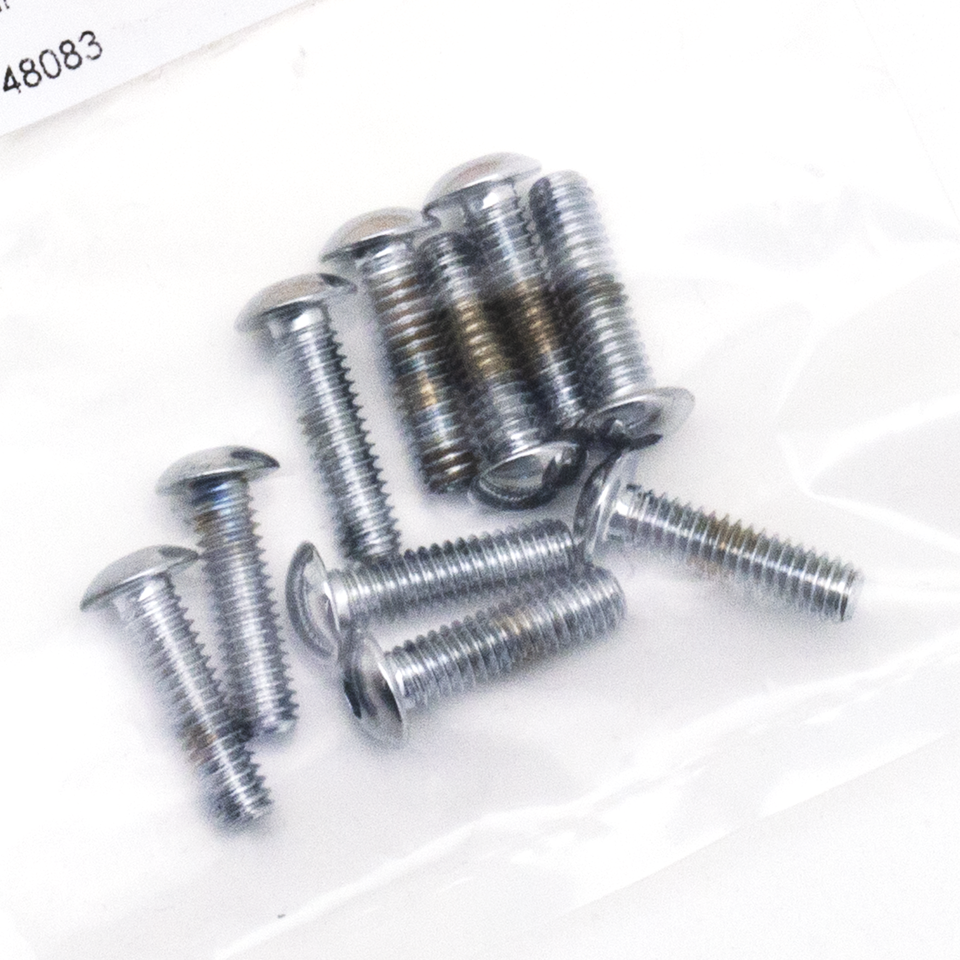 CHROME PLATED BUTTON HEAD ALLEN SCREWS ASSORTMENT