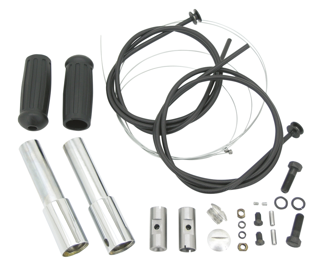 HANDLEBARS AND CONTROLS FOR 1937-1948 SPRINGER FORKS