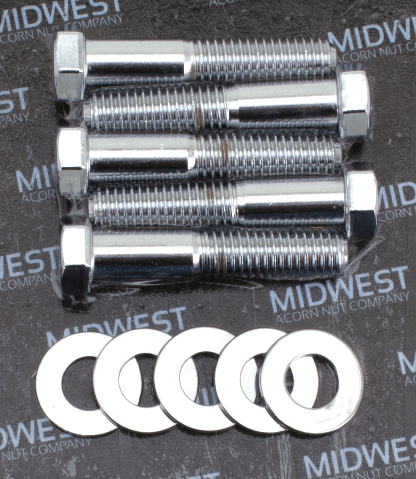 CHROME PLATED SPROCKET & PULLEY BOLTS & SCREWS