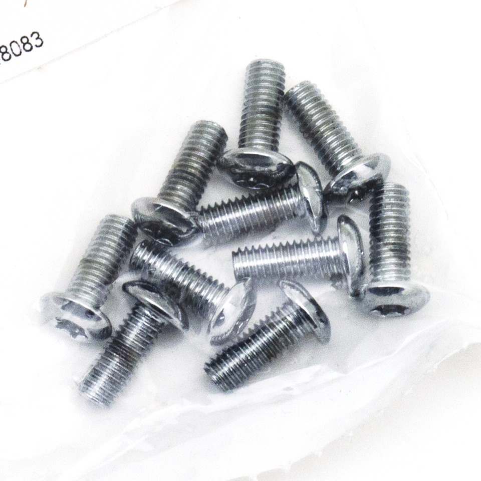 CHROME PLATED BUTTON HEAD TORX SCREW ASSORTMENT