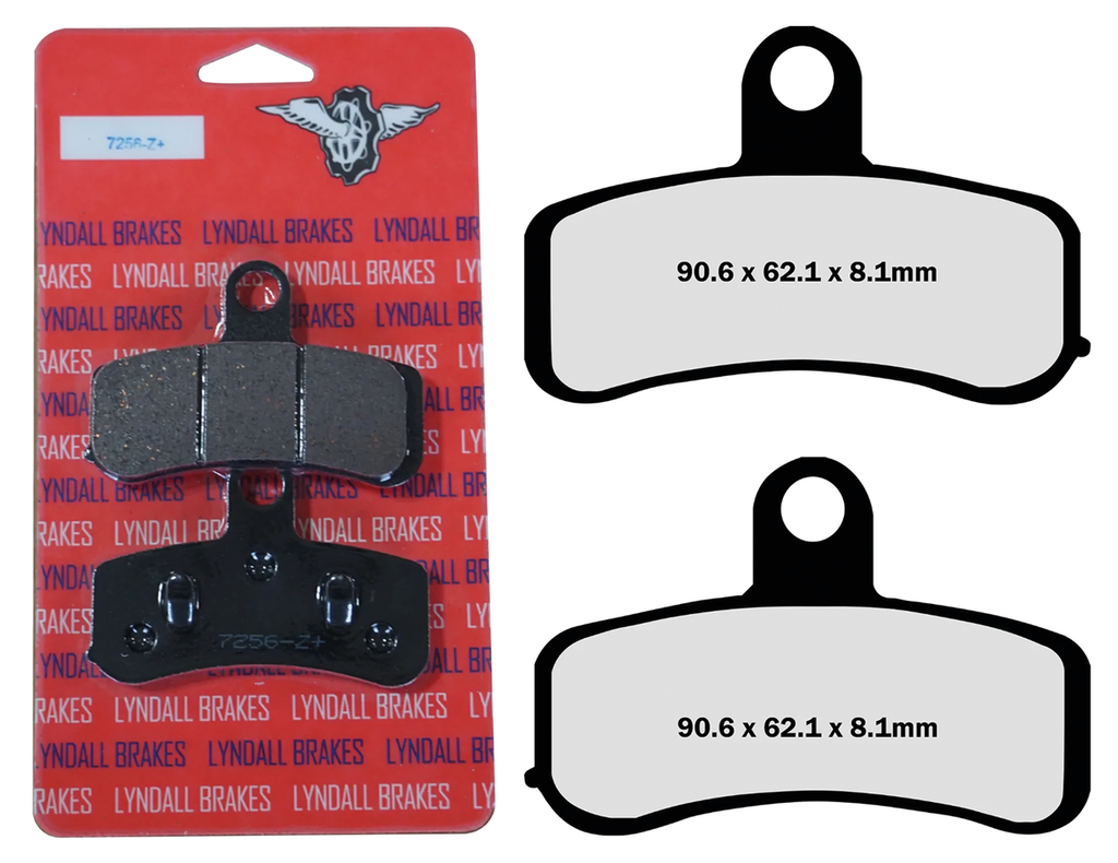 LYNDALL BRAKE PAD SETS, FRONT