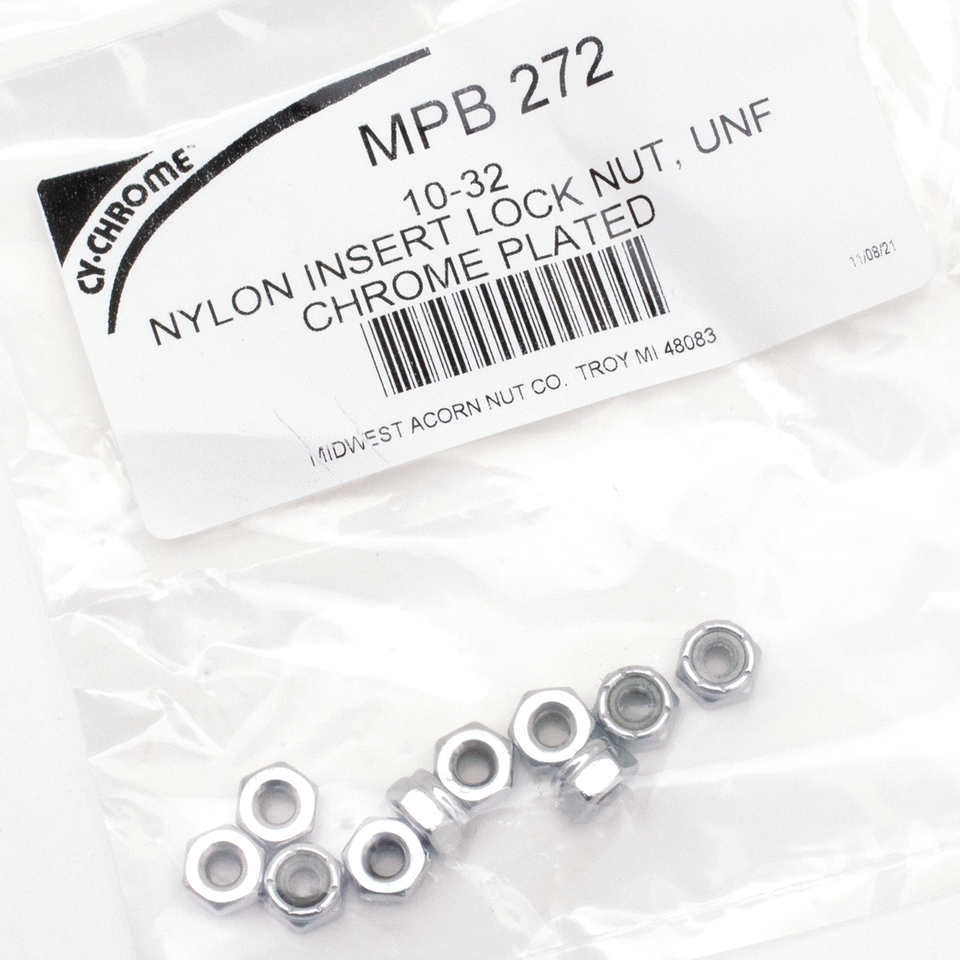 CHROME NYLOC NUT ASSORTMENT