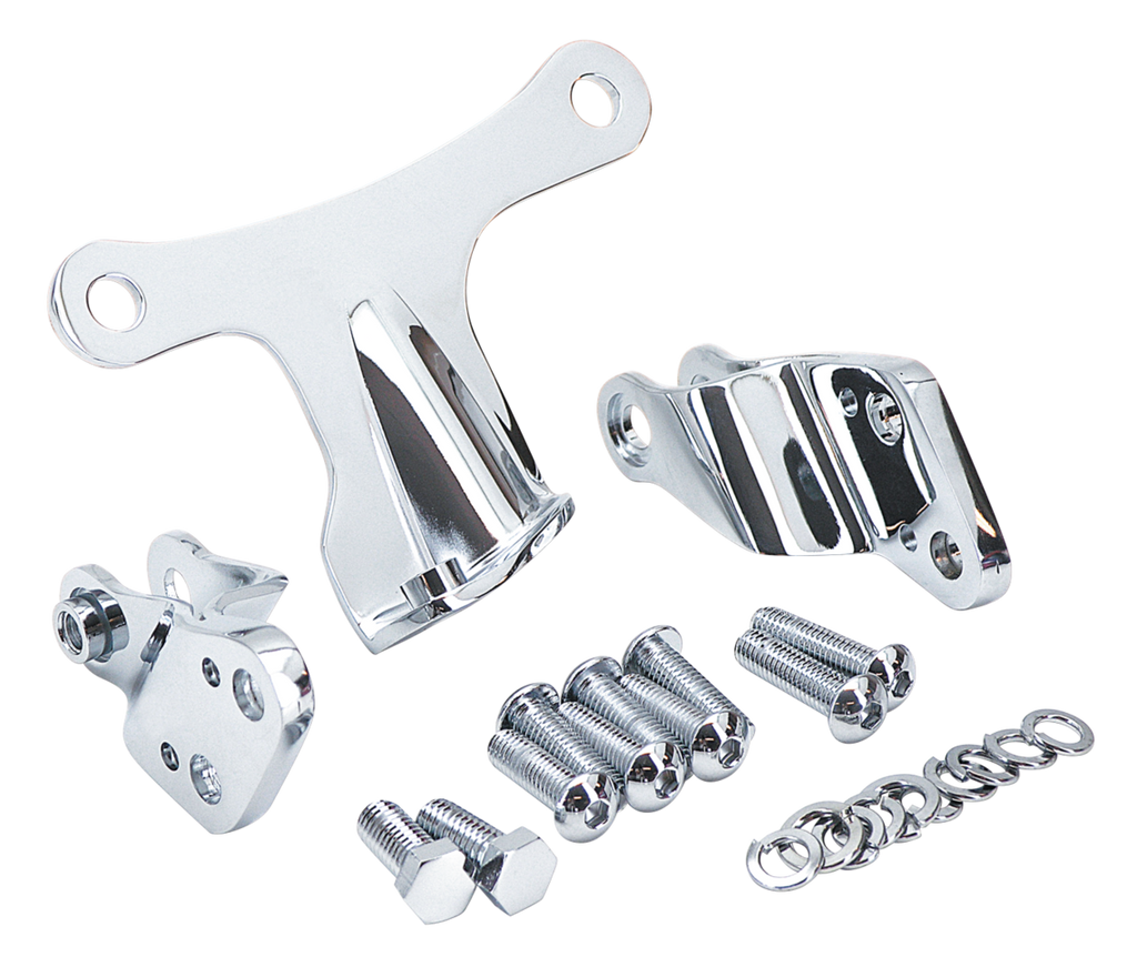 CHROME MOTOR MOUNT KIT FOR 2004 TO PRESENT SPORTSTER