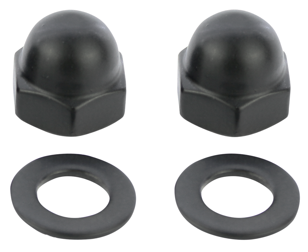 BLACK STAINLESS MIRROR NUT KIT