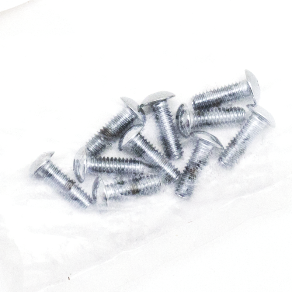 CHROME PLATED BUTTON HEAD ALLEN SCREWS ASSORTMENT