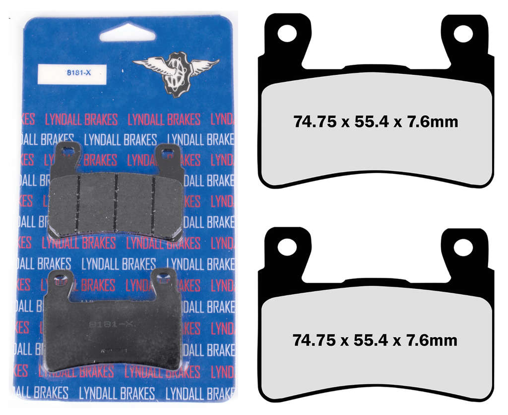 LYNDALL BRAKE PAD SETS, FRONT