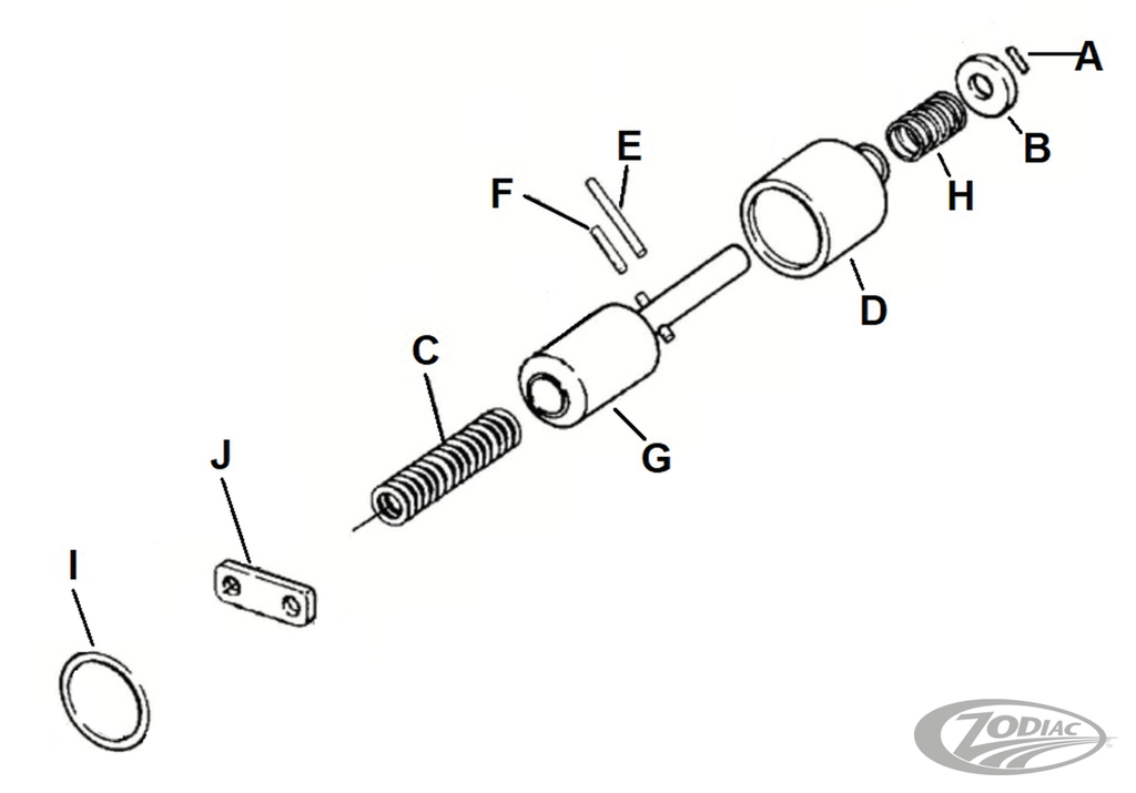 1965-1988 SOLENOID PLUNGER REPAIR KIT