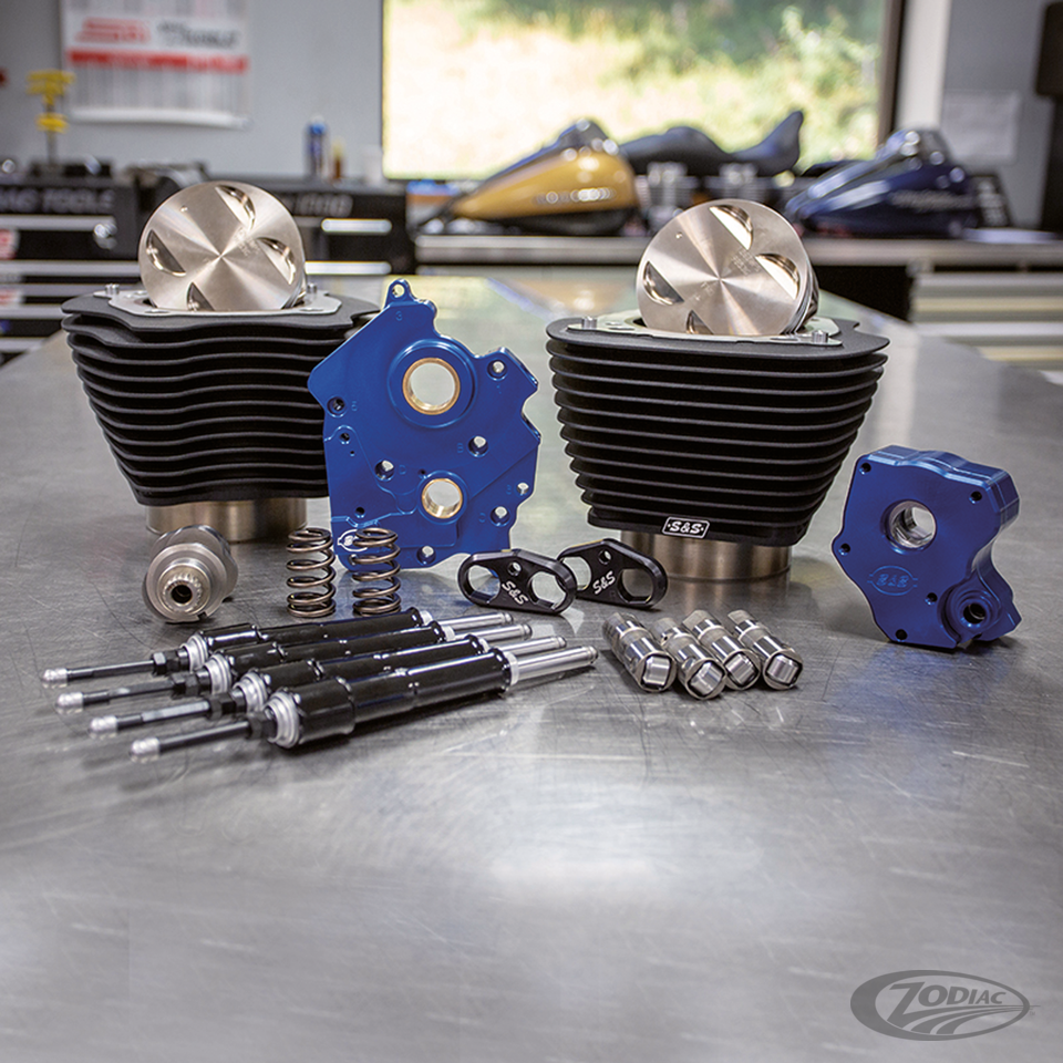 S&S 124CI, 128CI, 129CI & 132CI POWER PACKAGES FOR MILWAUKEE EIGHT