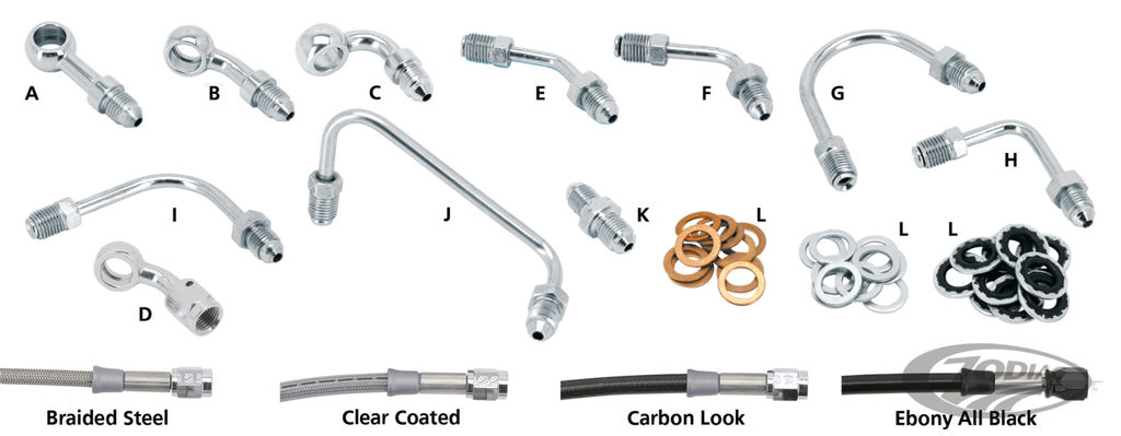 GOODRIDGE APPROVED BRAIDED BRAKE & CLUTCH LINES