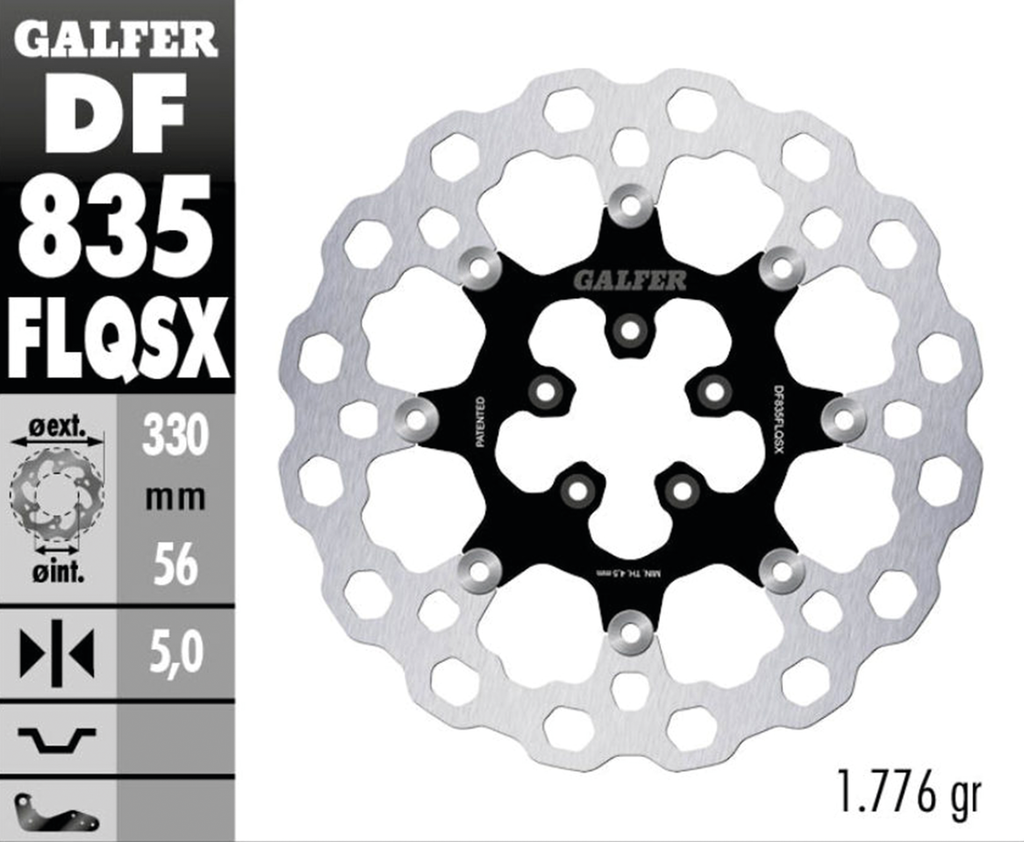 GALFER "BIG CUBIQ" DISC BRAKE ROTORS