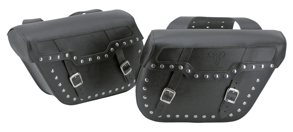 TEXAS LEATHER THROW-OVER SADDLEBAGS