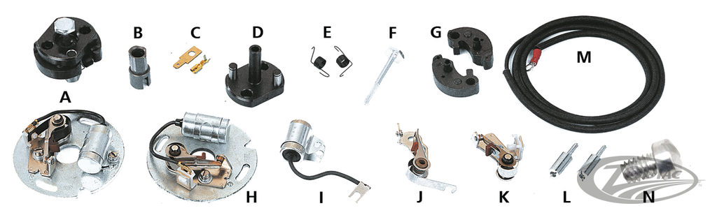 IGNITION AND ADVANCE UNIT REPLACEMENT PARTS