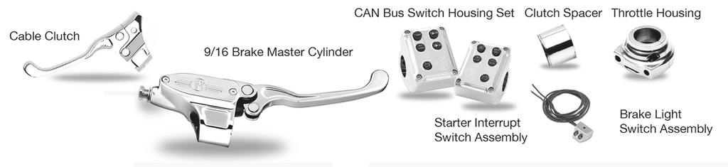 PM 9/16" HAND CONTROLS FOR OEM CAN BUS SWITCHBOARDS