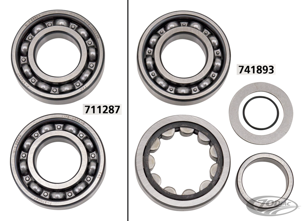 OUTER CAM BEARINGS FOR TWIN CAM