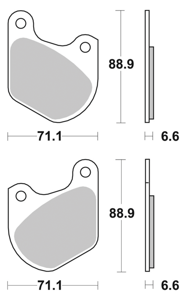 SBS FRONT DISC BRAKE PADS