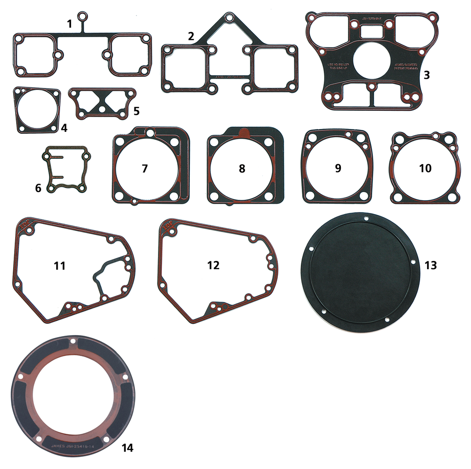 INDIVIDUAL GASKETS, O-RINGS AND SEALS FOR PANHEAD & SHOVELHEAD