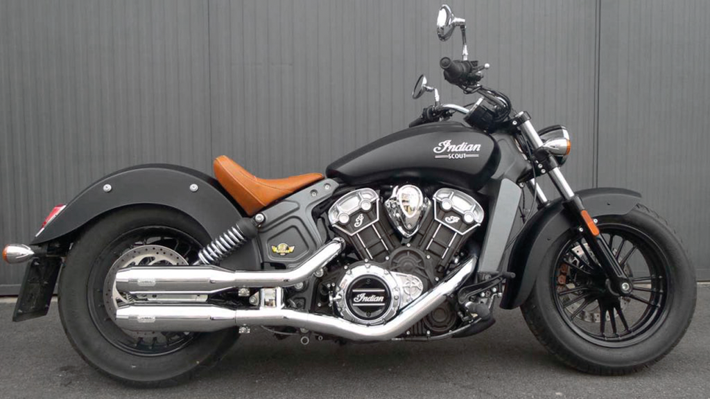 MCJ ADJUSTABLE SLIP-ON MUFFLERS FOR INDIAN SCOUT