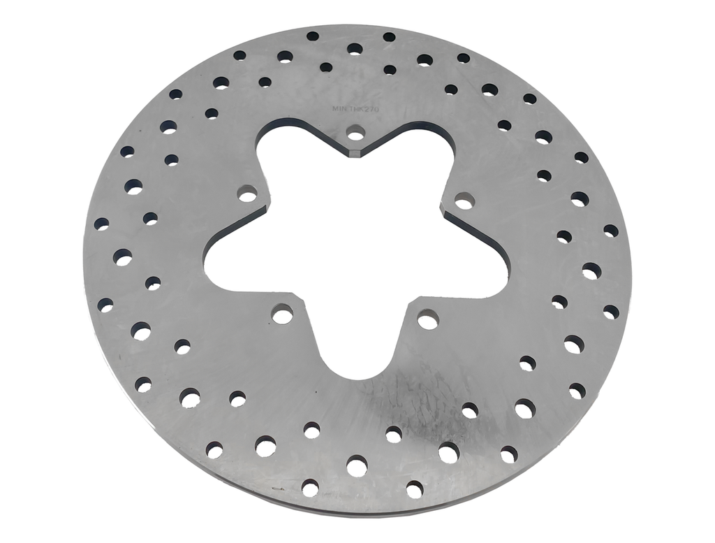 POLISHED AND DRILLED STAINLESS STEEL DISC BRAKE ROTORS