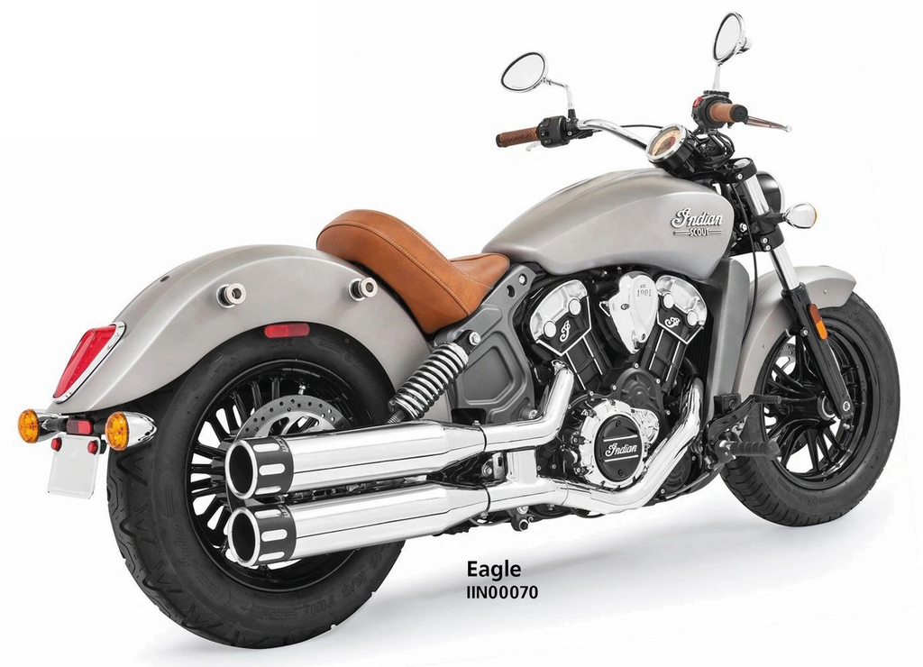 4" SLIP-ONS FOR INDIAN SCOUT 2015-2024