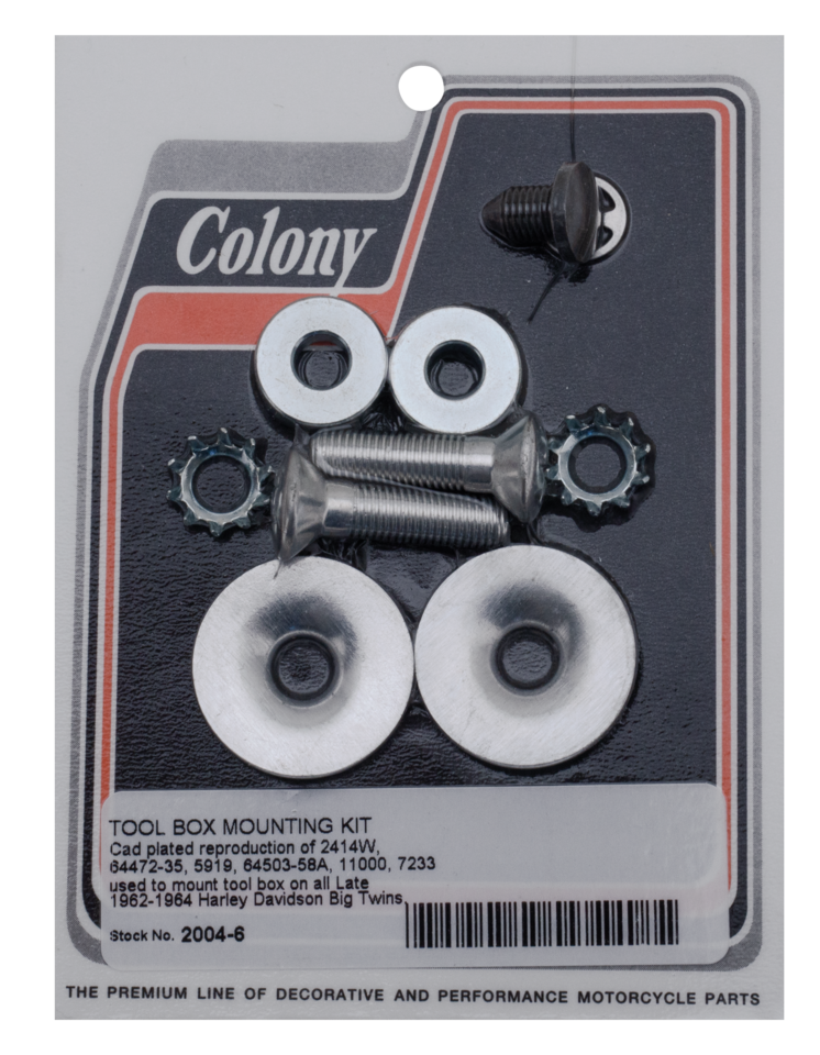 COLONY TOOL BOX MOUNT KITS