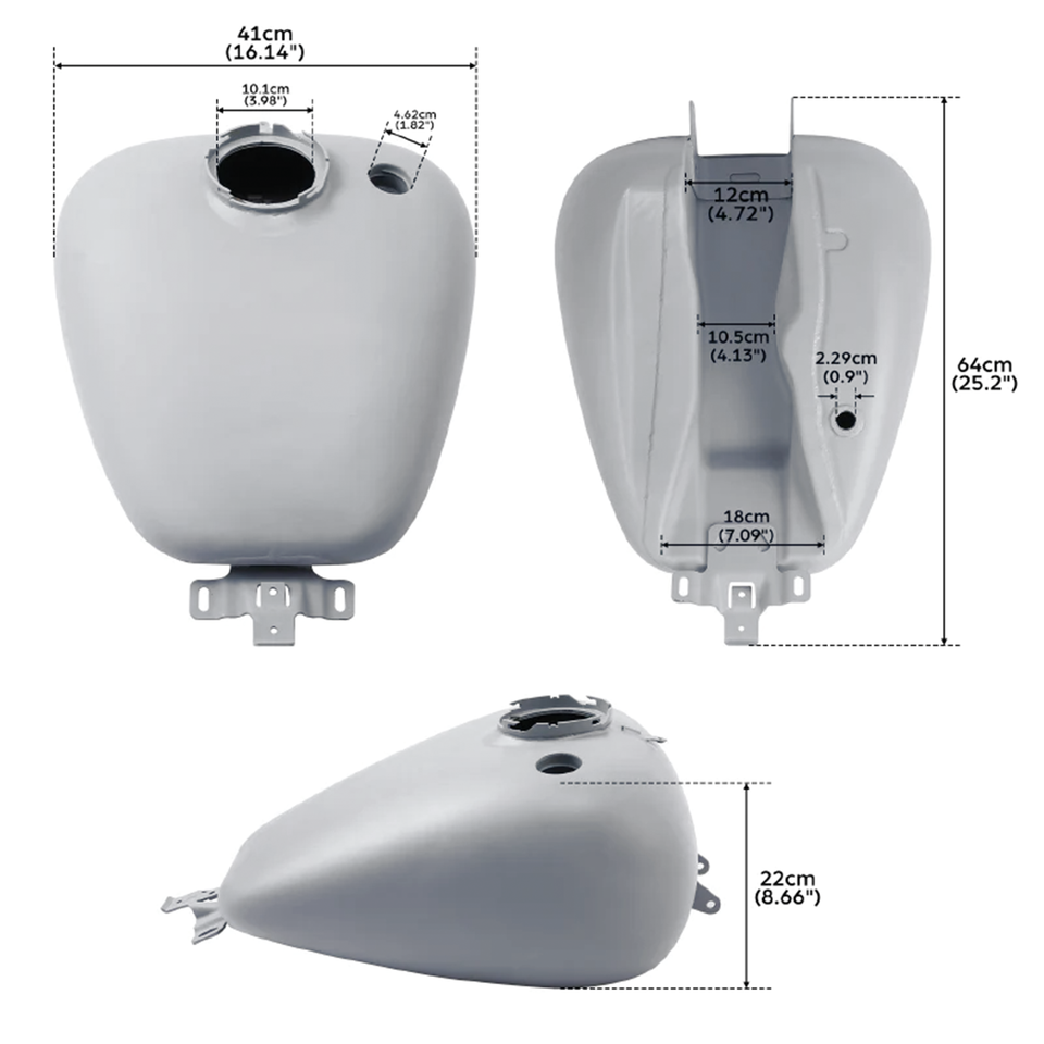 STOCK STYLE GAS TANKS FOR TOURING & TRIKE