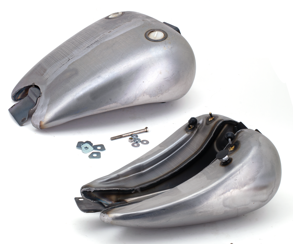 ONE PIECE STRETCHED SMOOTH TOP STEEL GAS TANK FOR FXR